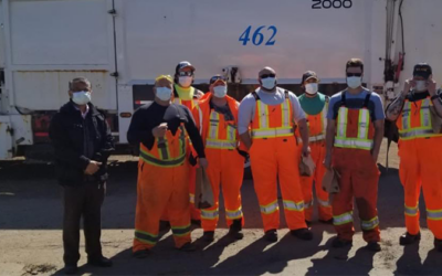 Ontario Devotees Distribute Prasad to Hospital Staff and Sanitation Workers (From ISKCON News)