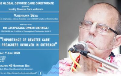 Care for Preachers involved in Outreach with Jayapataka Swami