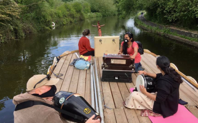 Festival Team Holds Harinama Boat Trips As UK Eases Restrictions (from ISKCON News)