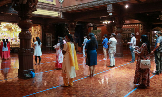 New Vrindaban Reopens to Pilgrims With Precautions in Place (from ISKCON News)