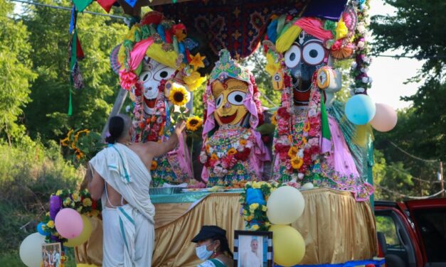 Pandemic Ratha Yatra in New Vrindaban