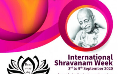 INTERNATIONAL SHRAVANAM WEEK (3rd to 9th September 2020)