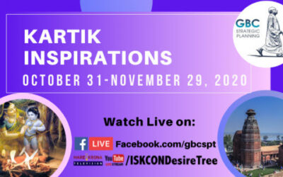 GBC-SPT Invites Devotees to Celebrate and Honor Kartika (ISKCON News), Message from HH Jayapataka Swami