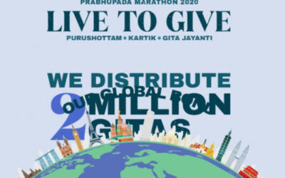 Live to Give – Distribute 2 Million Bhagavad Gitas