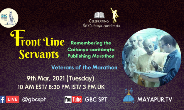 Frontline servants: Remembering the Śrī Caitanya-caritāmṛta publishing marathon