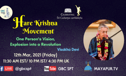 Hare Krishna Movement-One person’s vision, explosion into a revolution