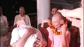 Narasimha lila with Pankajanghri Prabhu, Jananivas Prabhu, Radhanath Swami and others