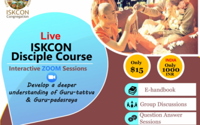 ISKCON disciple course online!