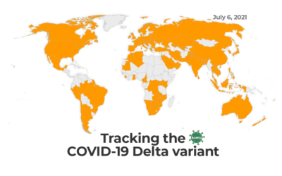 Map: Tracking the Delta variant