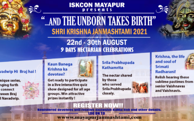 ISKCON Mayapur presents Sri Krishna Janmastami celebration 2021